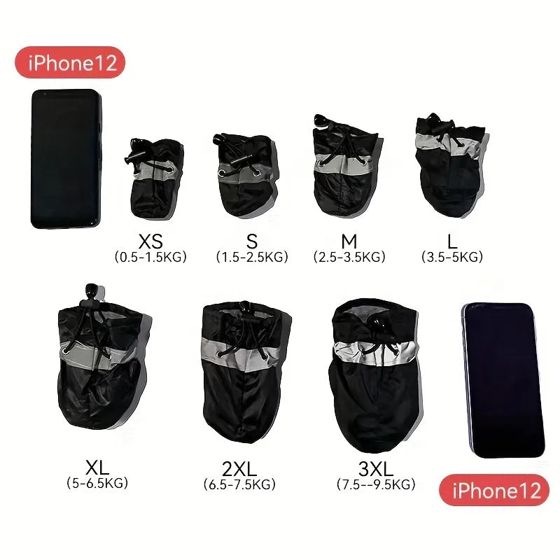 Waterproof Adjustable Boots | Luxury Pet Outerwear