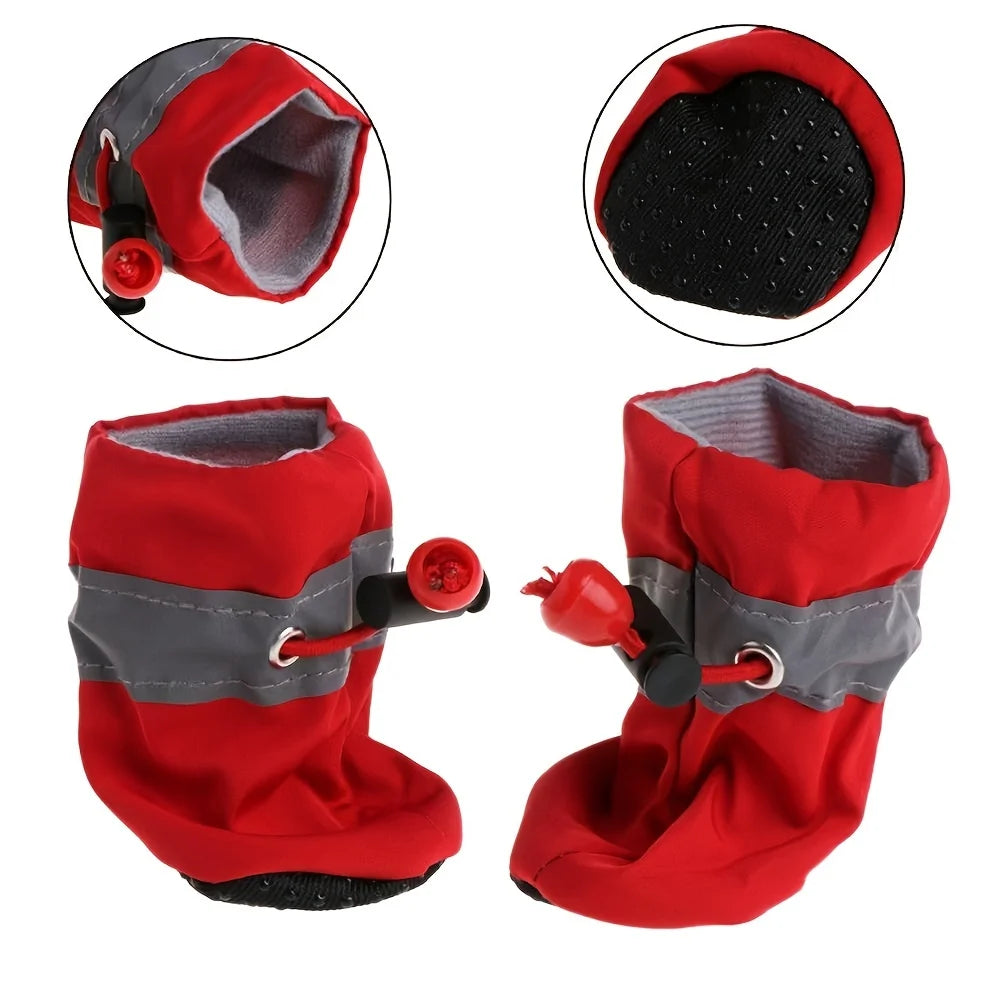 Waterproof Adjustable Boots | Luxury Pet Outerwear