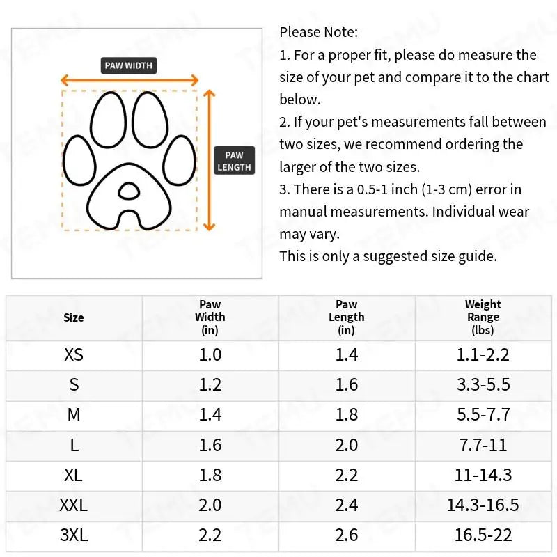 Waterproof Adjustable Boots | Luxury Pet Outerwear